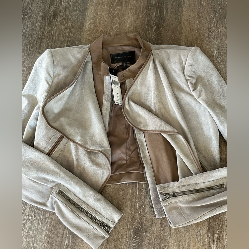 BCBGMaxAzria Moss and Taupe Outerwear size medium